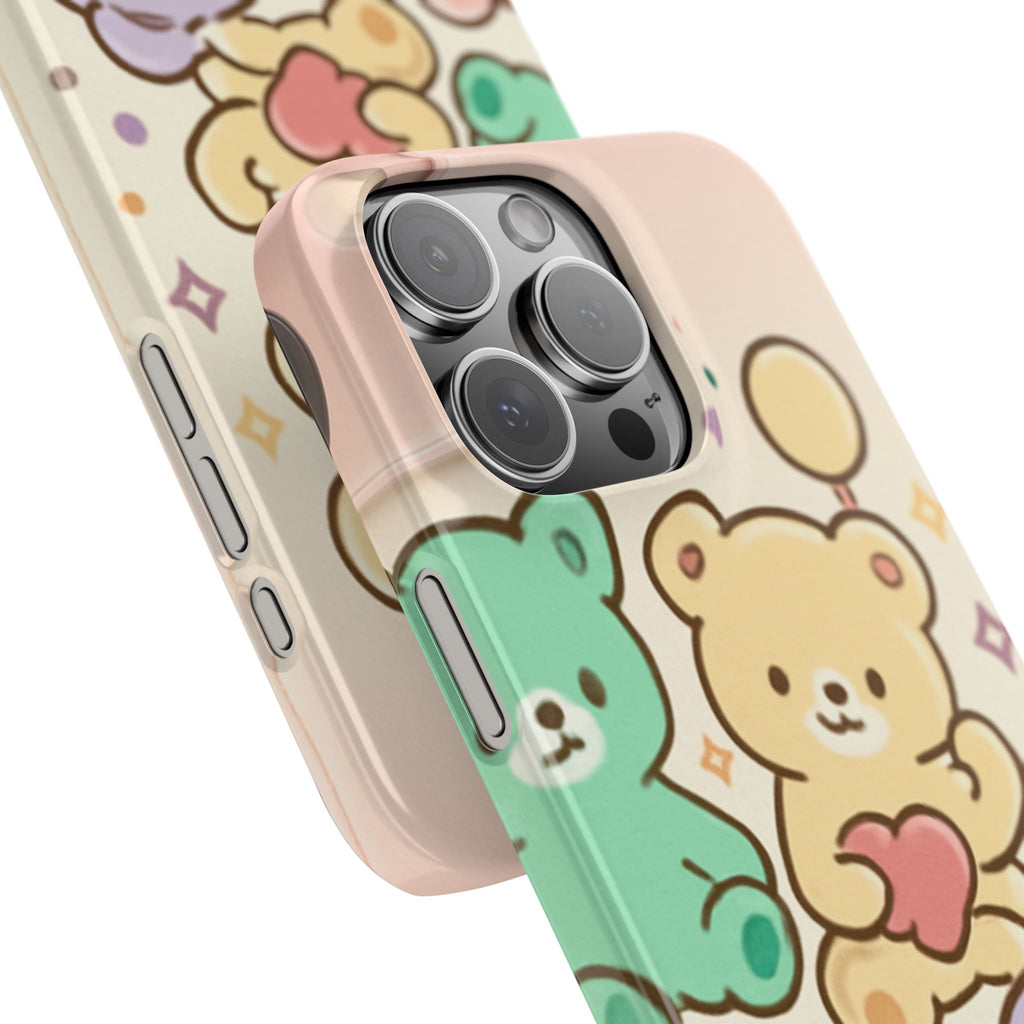 Cute Bear Slim Phone Case