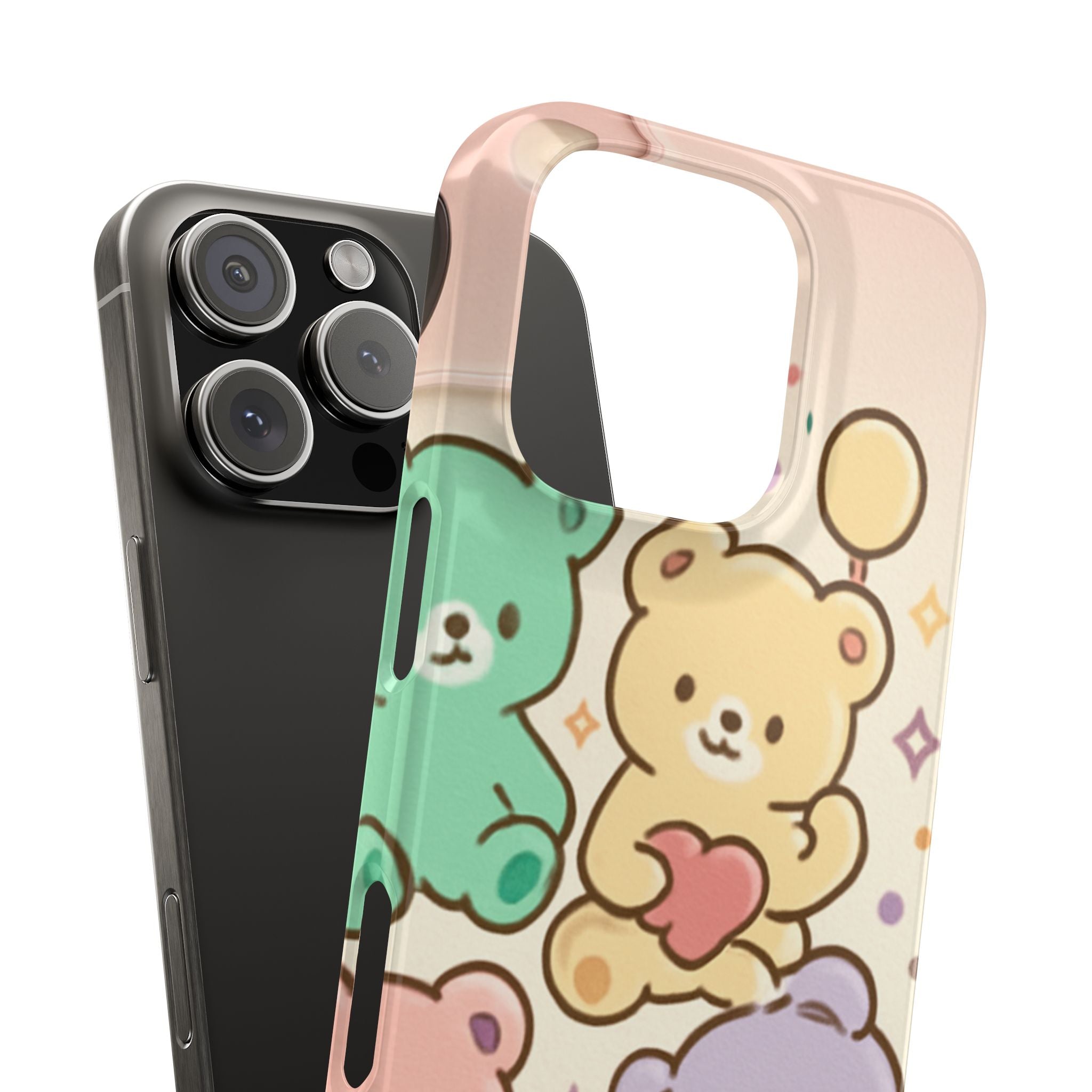 Cute Bear Slim Phone Case