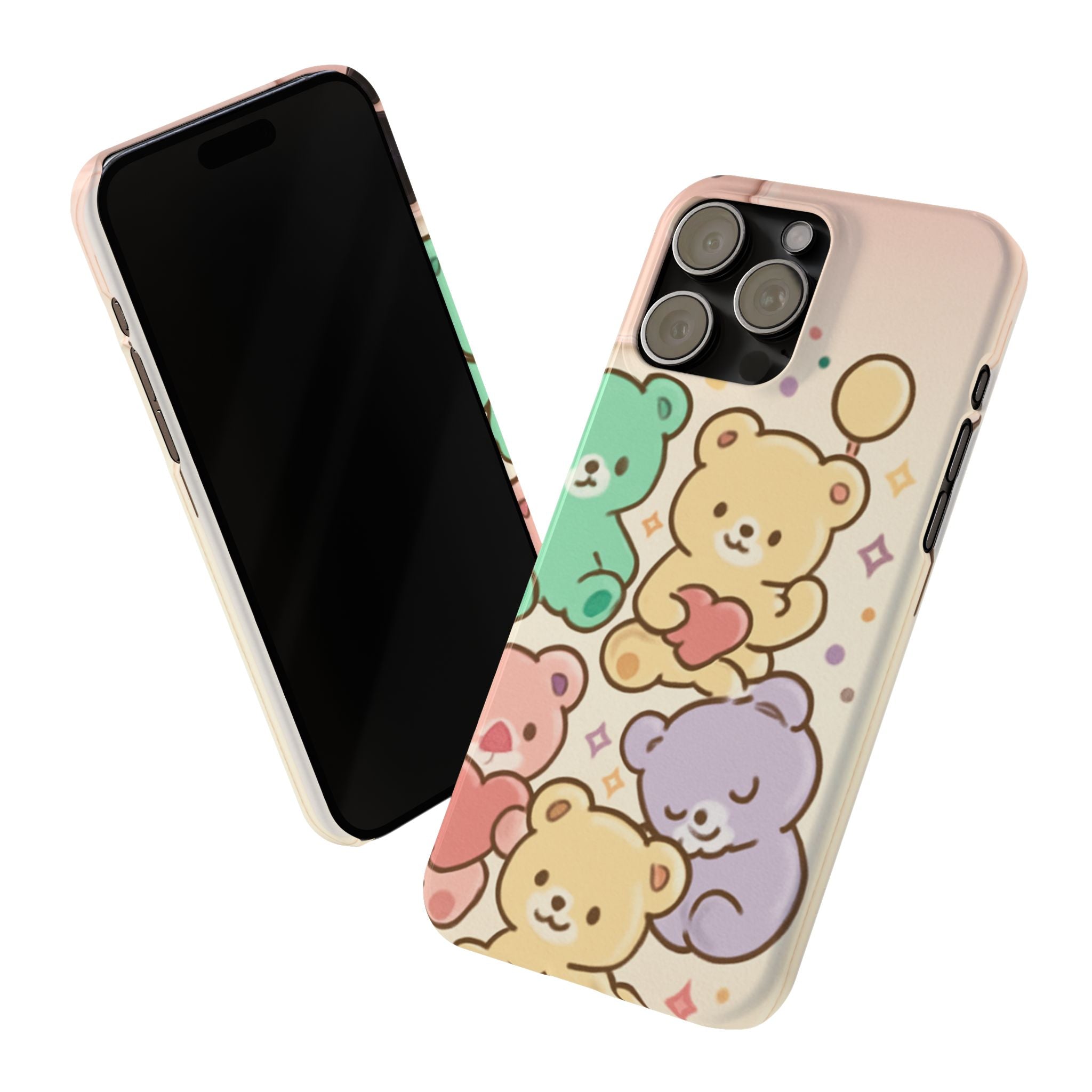 Cute Bear Slim Phone Case