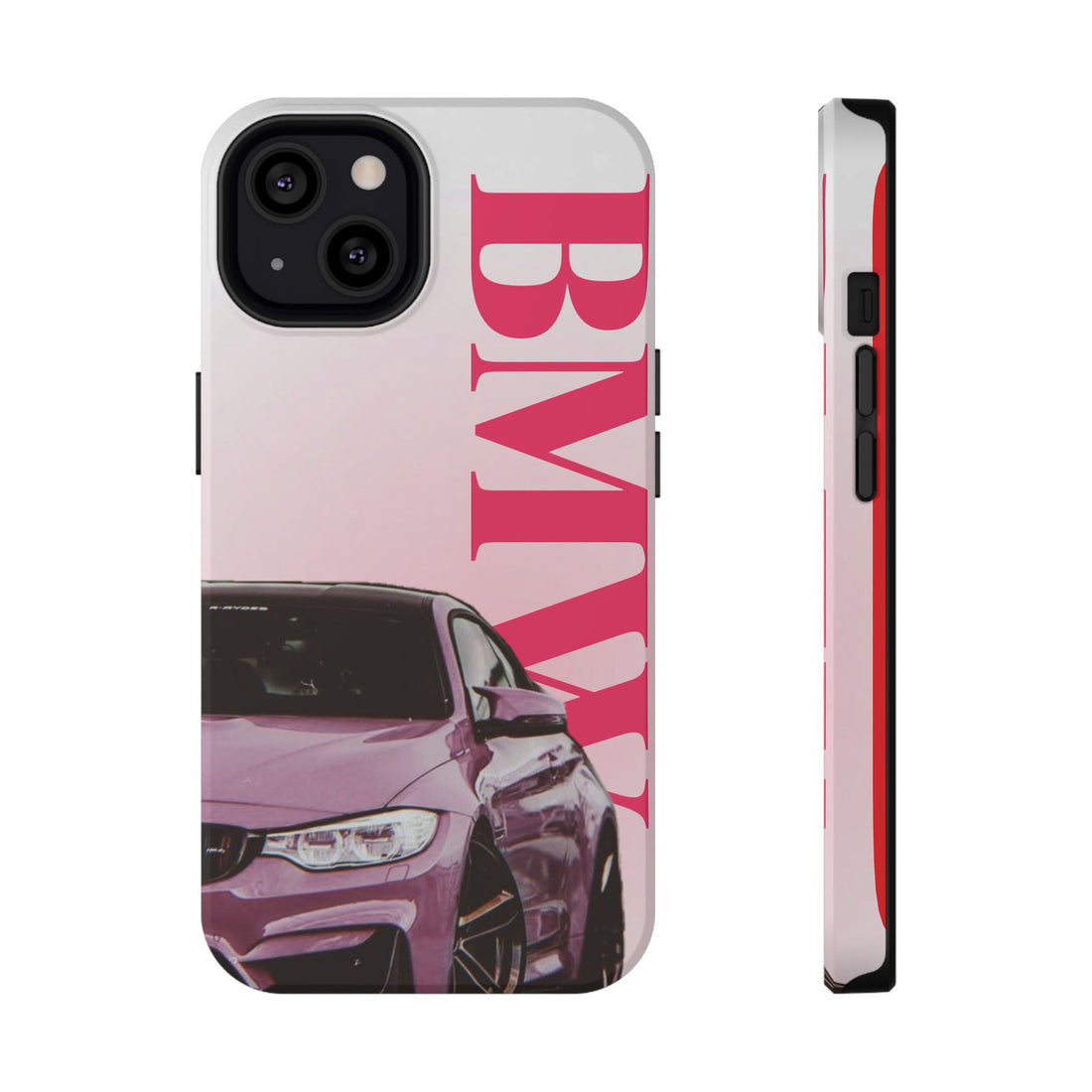 Phone cases BMW M4 in pink.