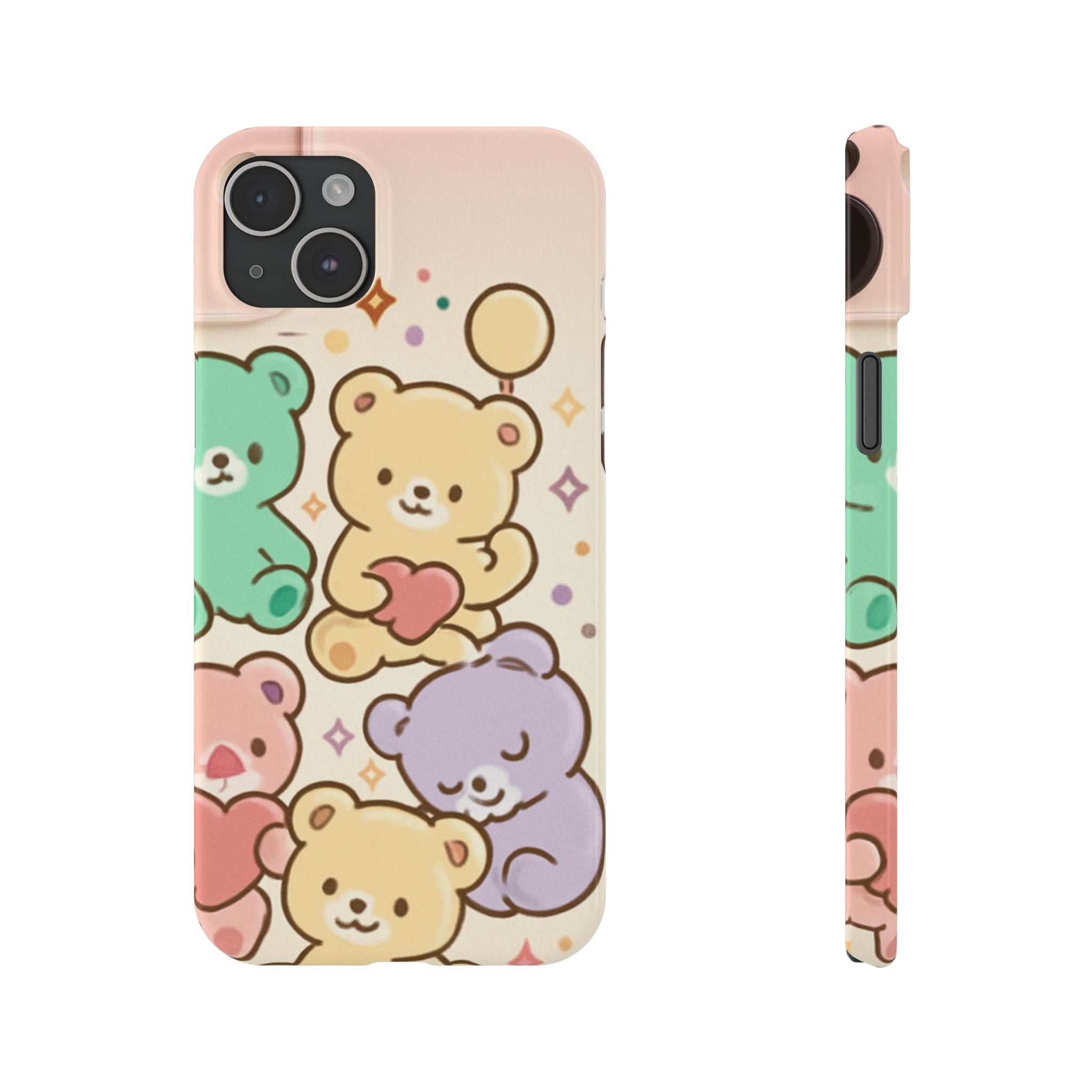 Cute Bear Slim Phone Case