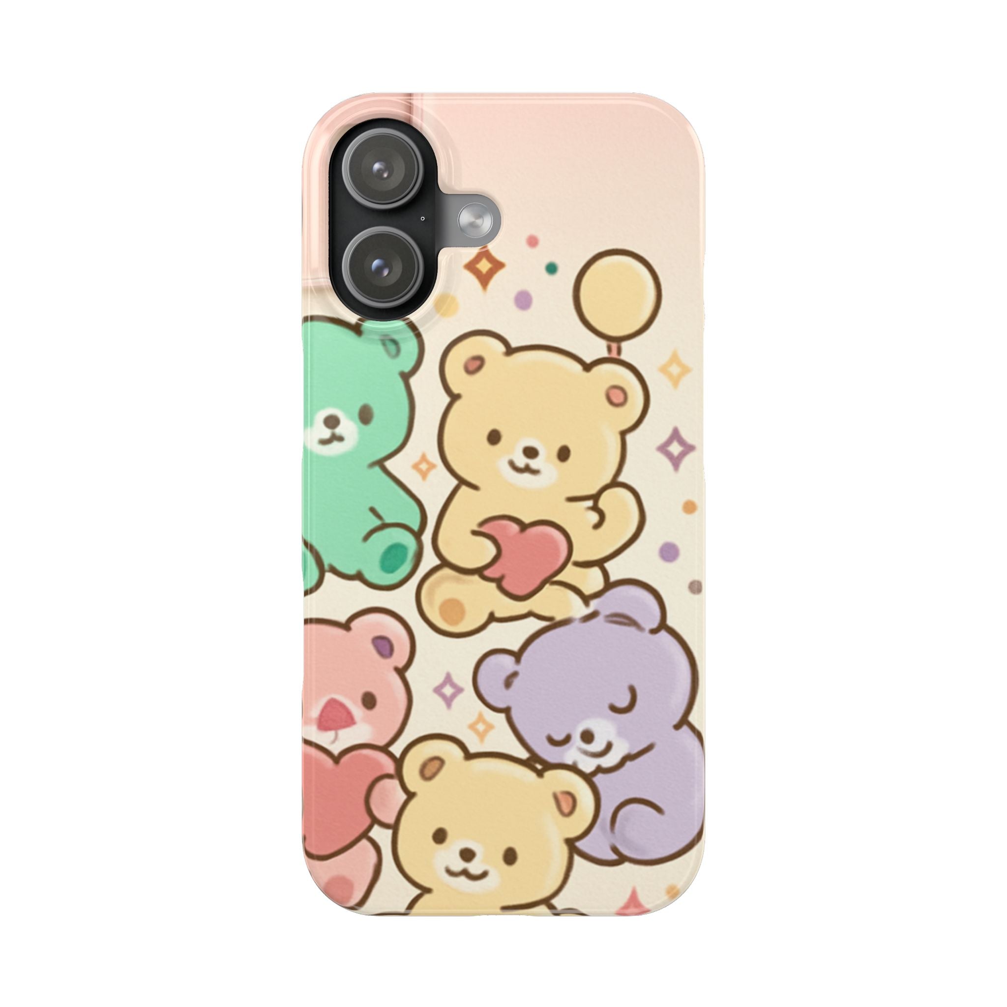 Cute Bear Slim Phone Case