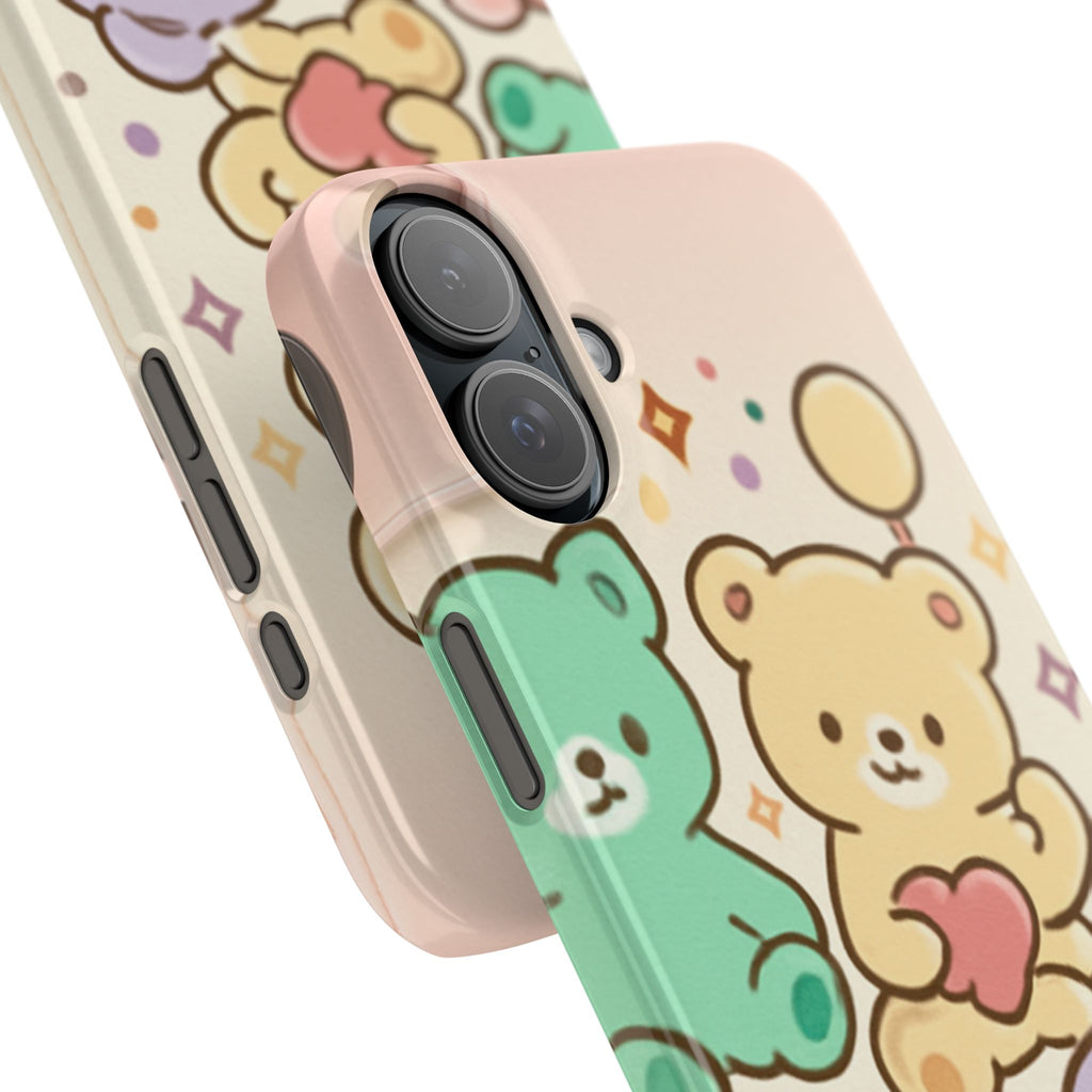 Cute Bear Slim Phone Case