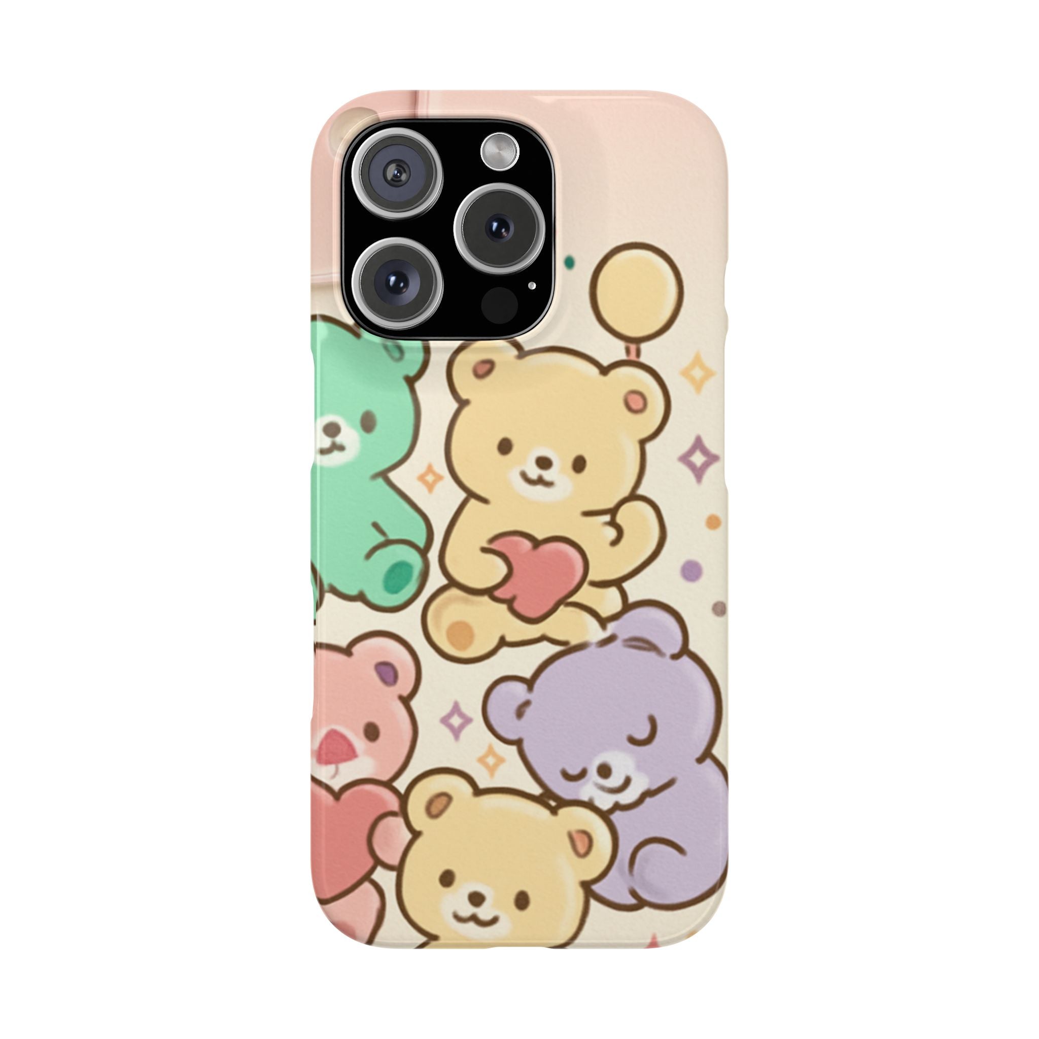 Cute Bear Slim Phone Case
