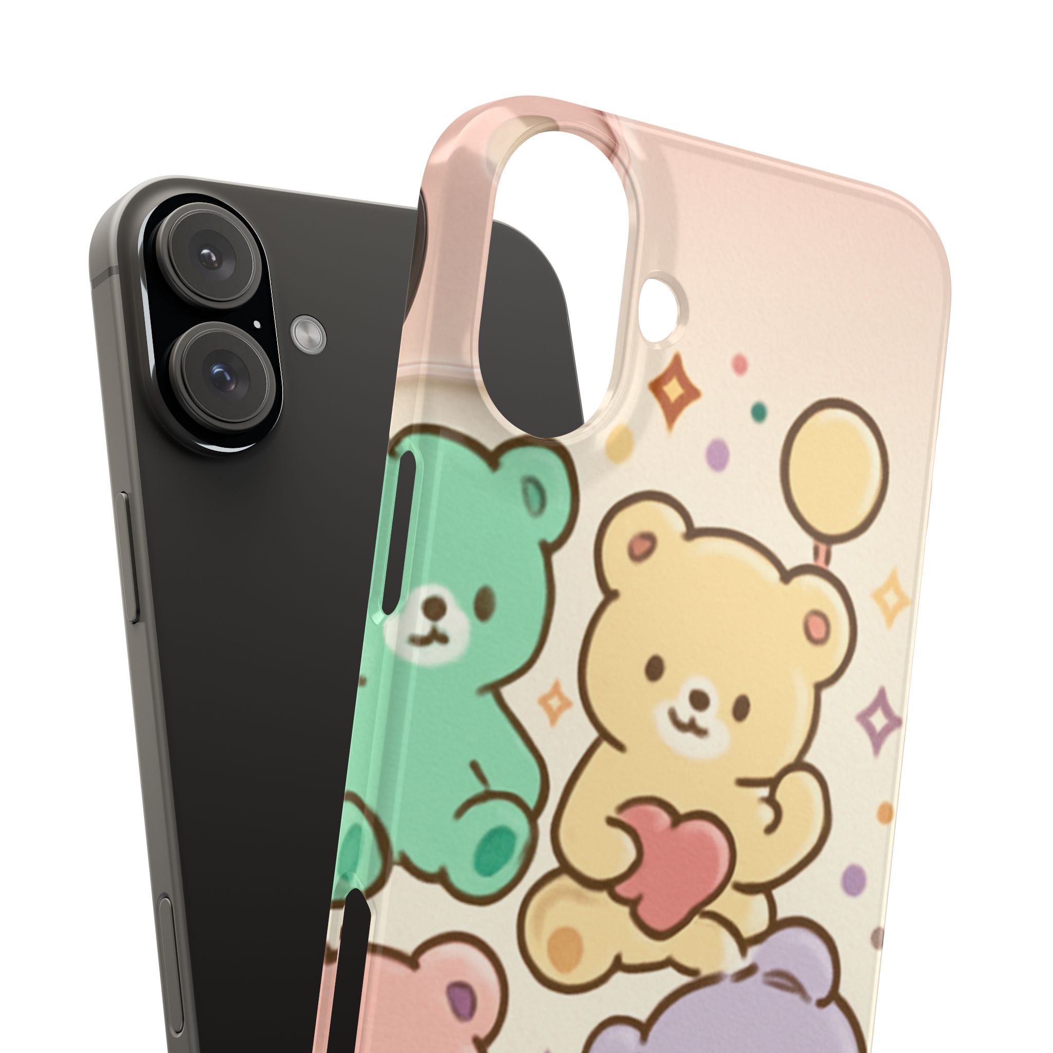 Cute Bear Slim Phone Case