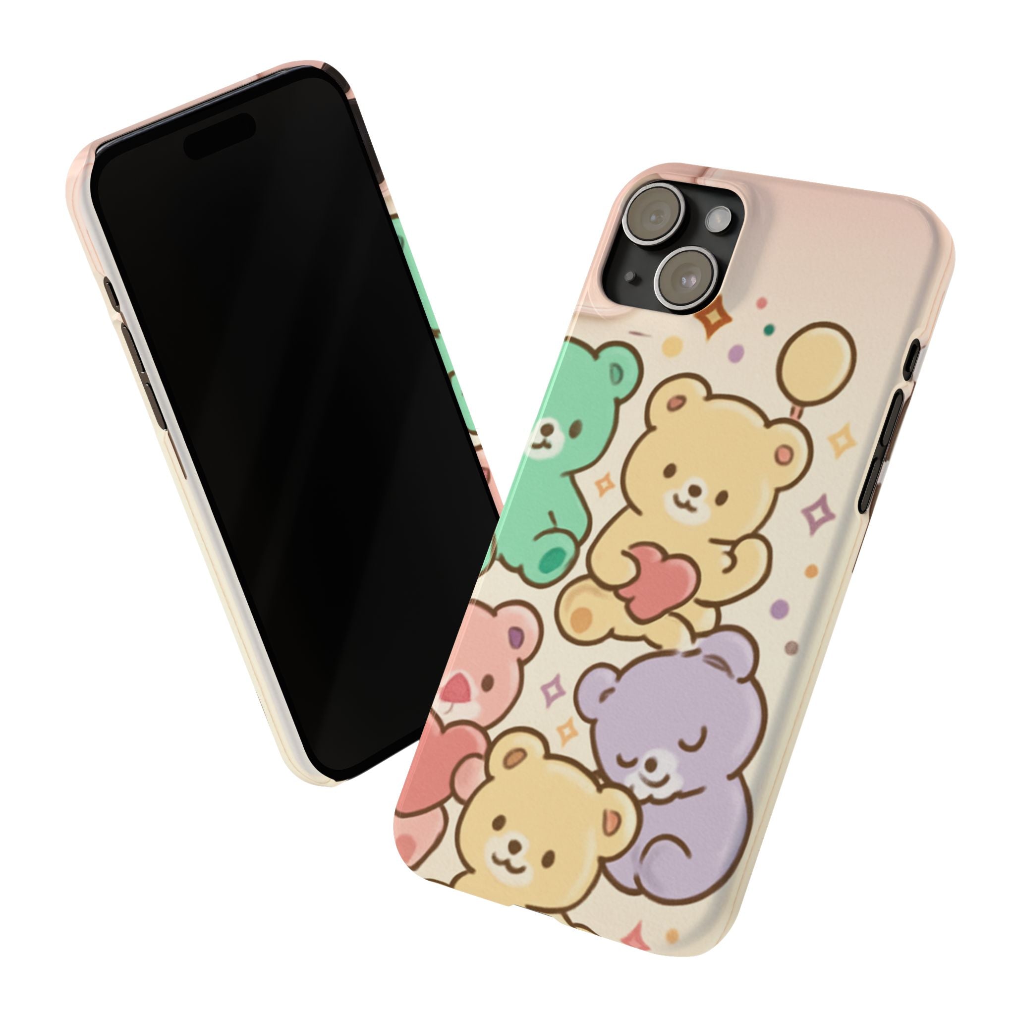 Cute Bear Slim Phone Case
