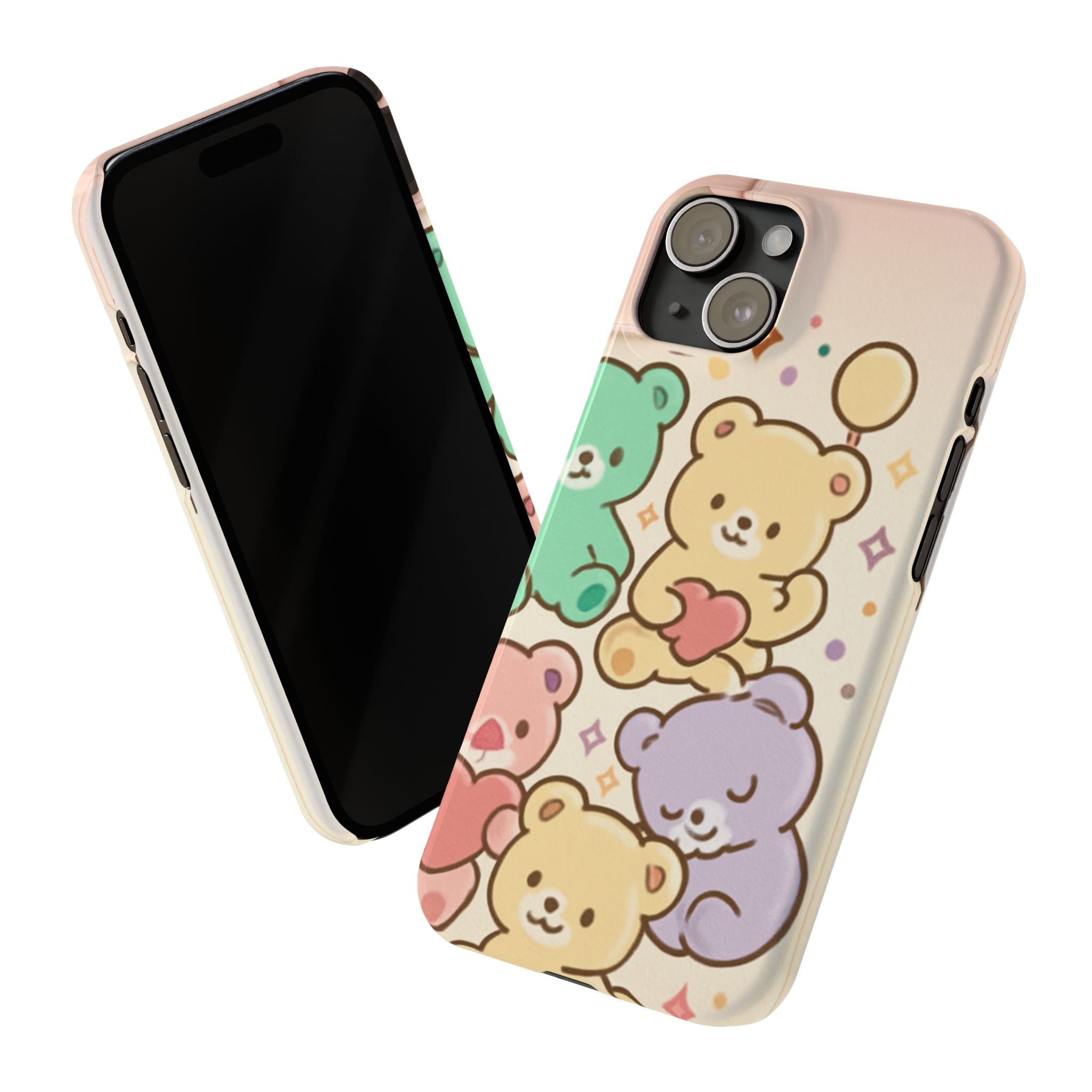 Cute Bear Slim Phone Case