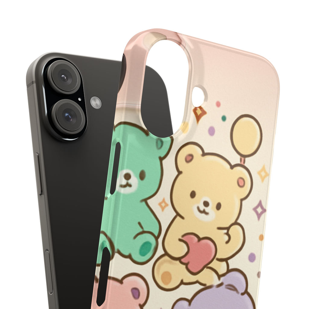 Cute Bear Slim Phone Case