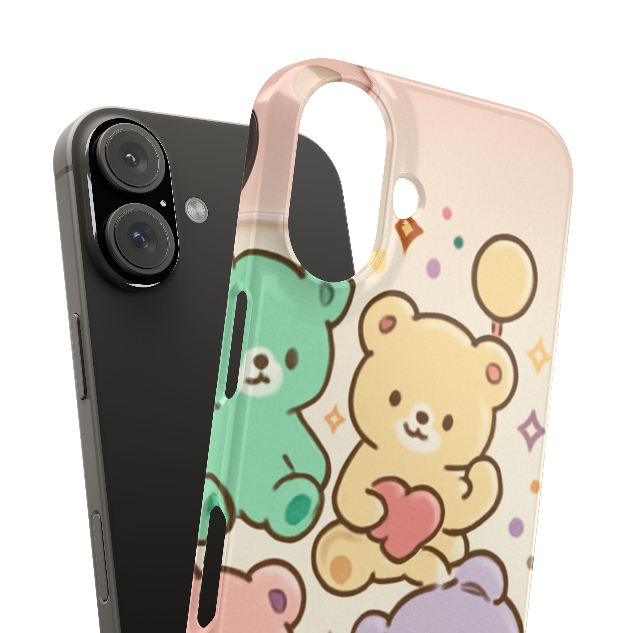 Cute Bear Slim Phone Case