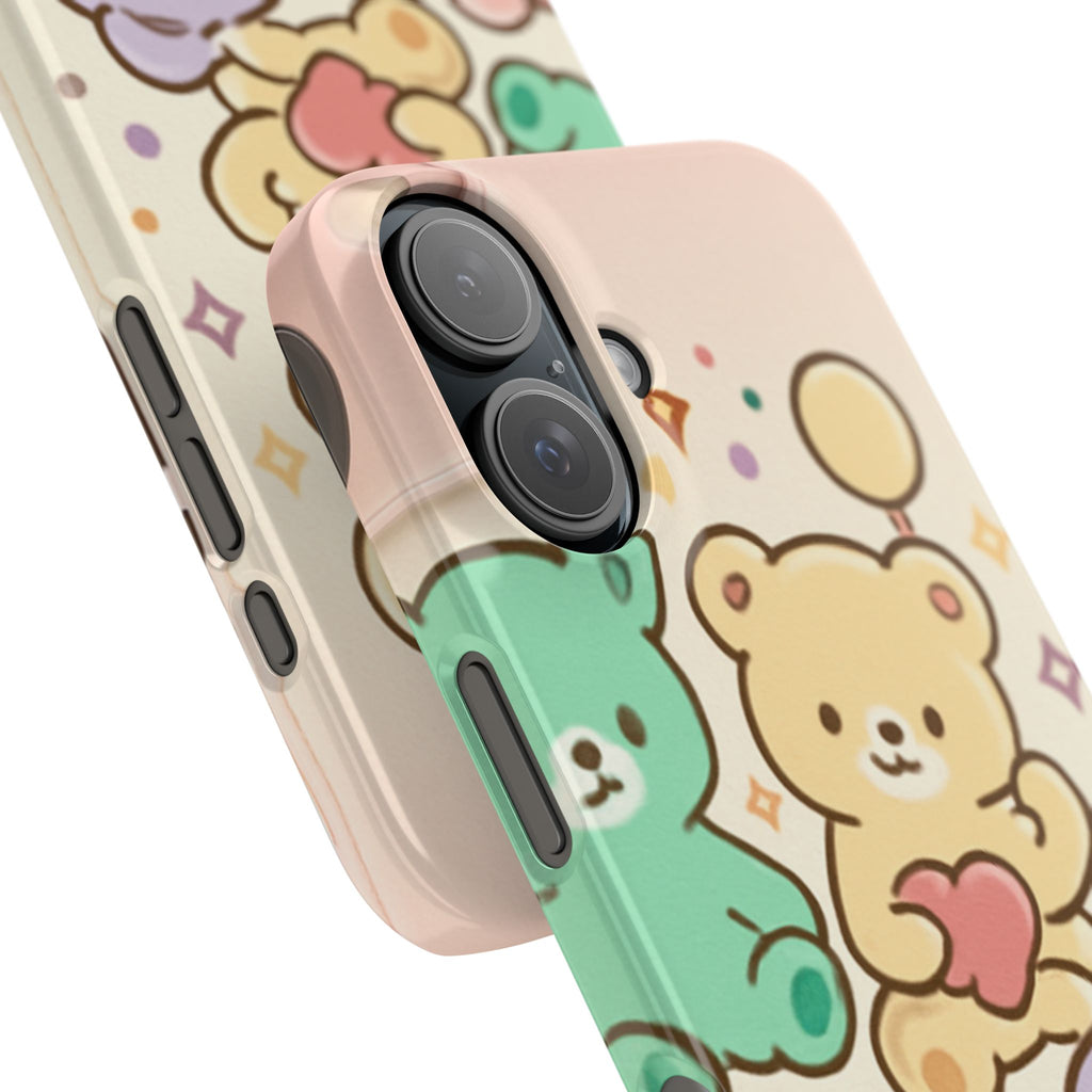 Cute Bear Slim Phone Case