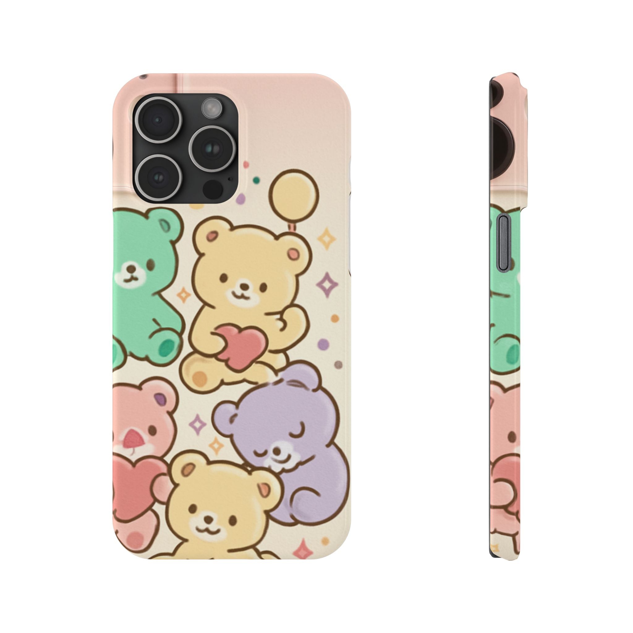Cute Bear Slim Phone Case
