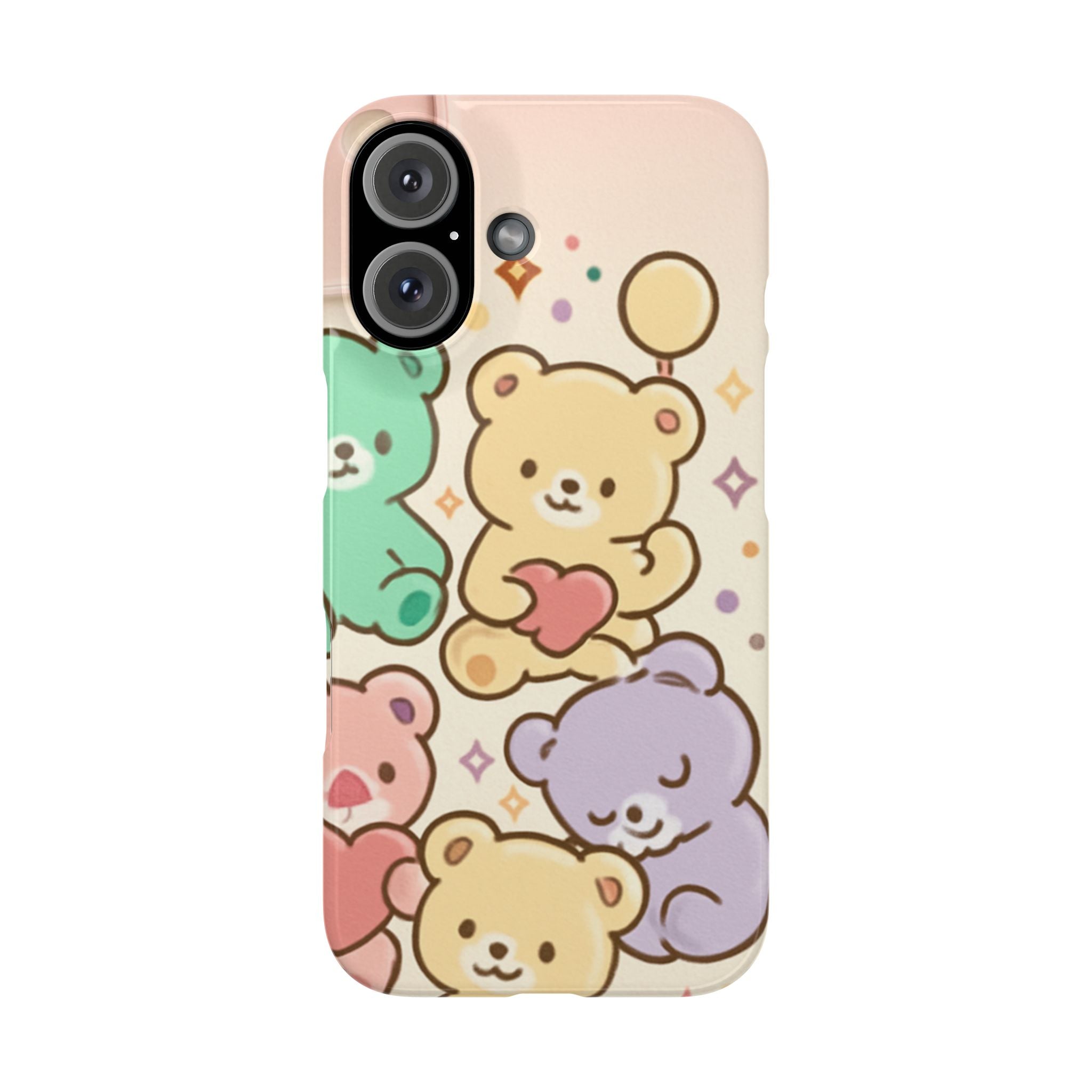 Cute Bear Slim Phone Case