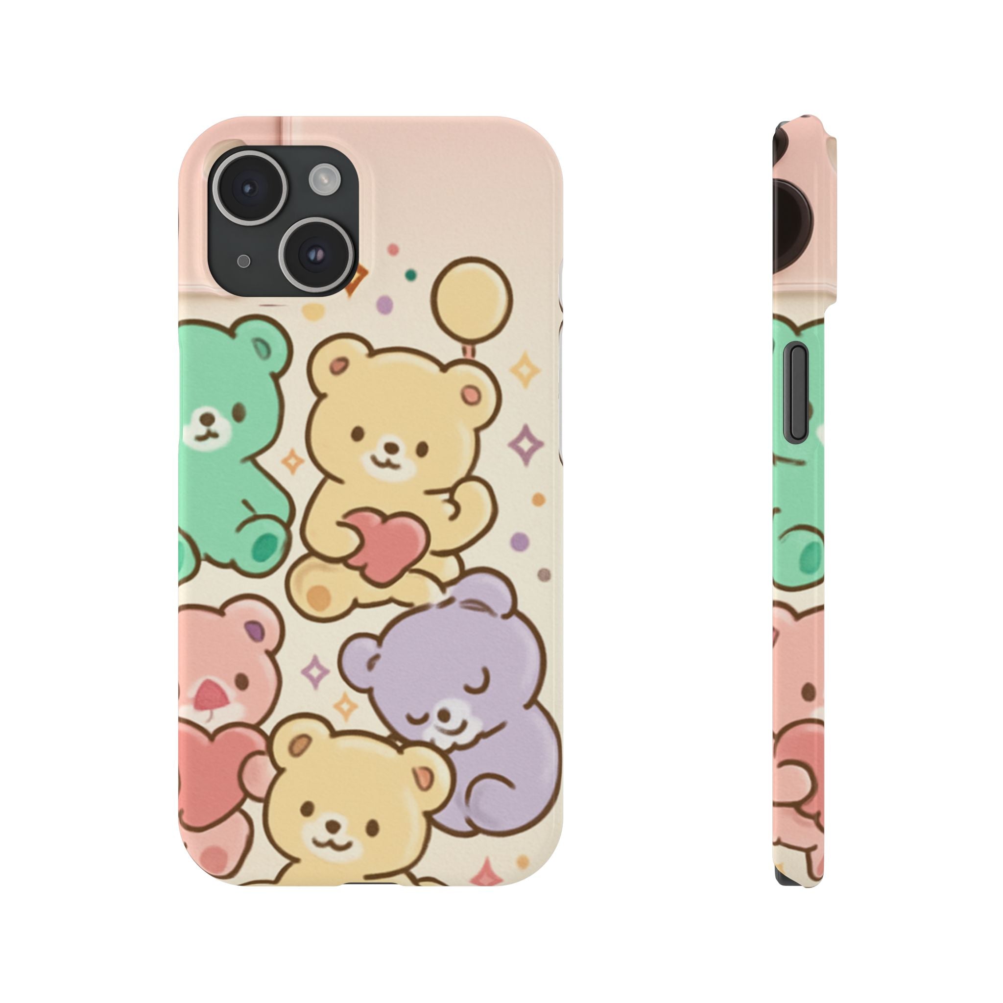 Cute Bear Slim Phone Case