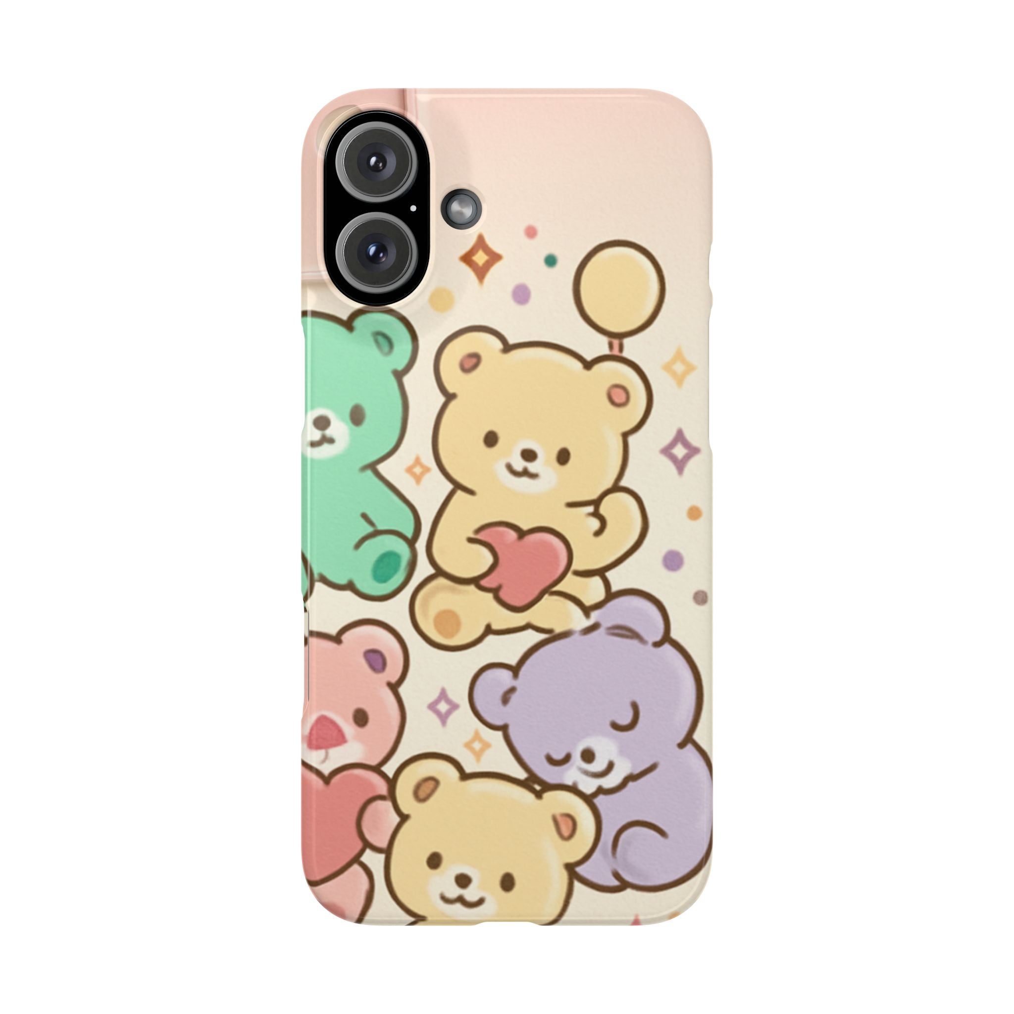 Cute Bear Slim Phone Case