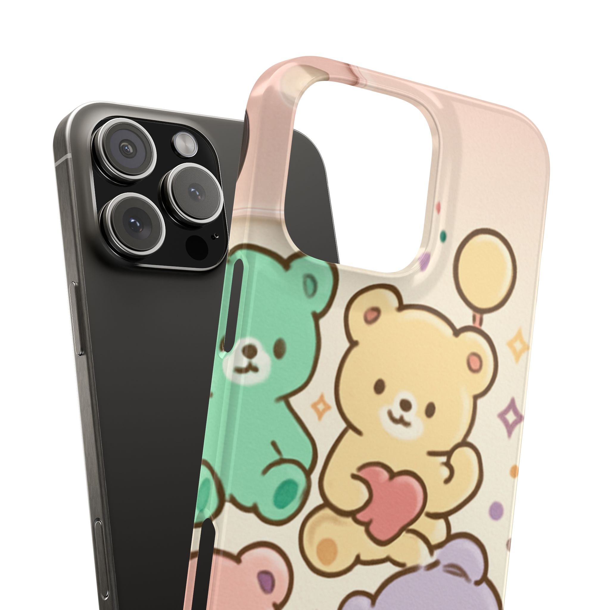 Cute Bear Slim Phone Case