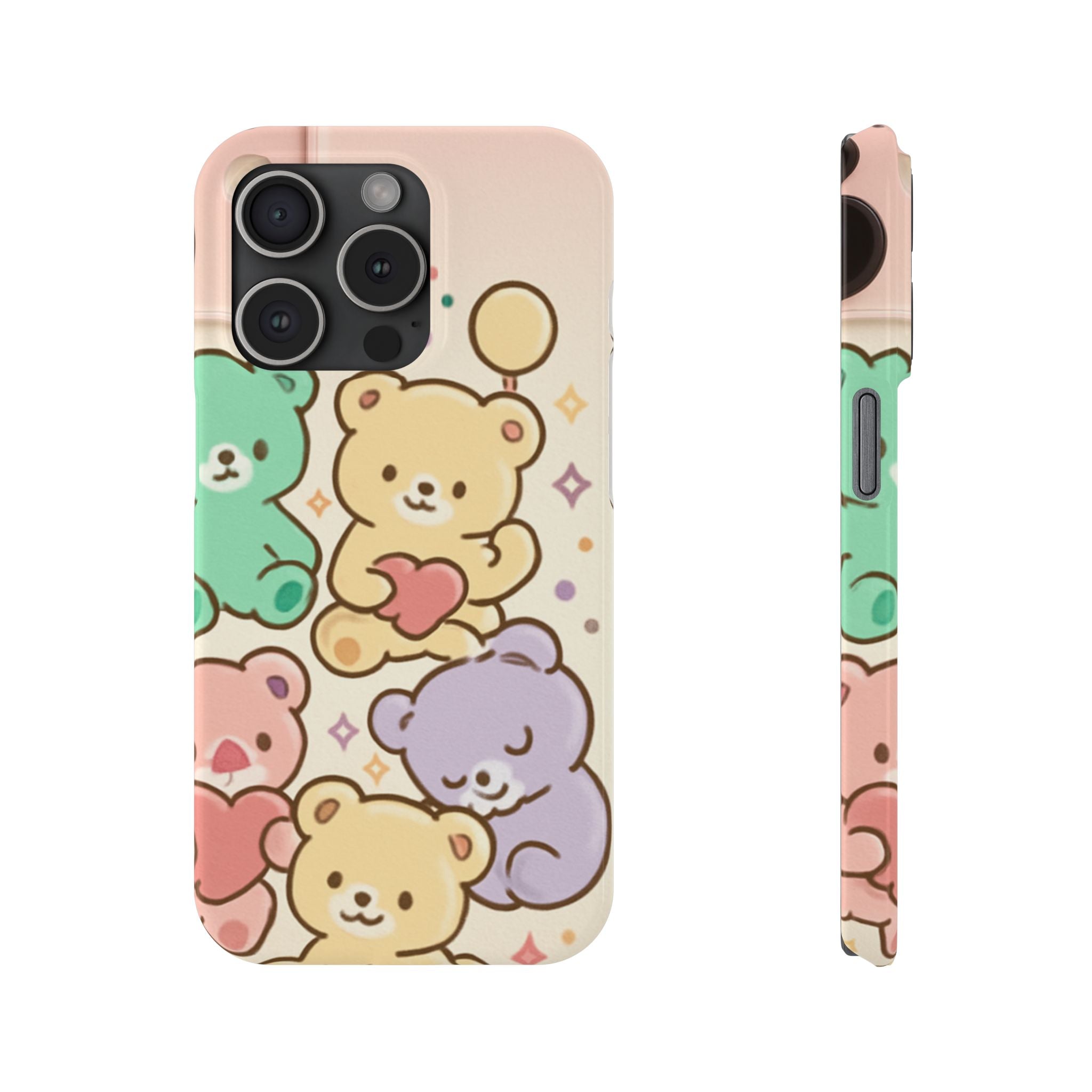 Cute Bear Slim Phone Case