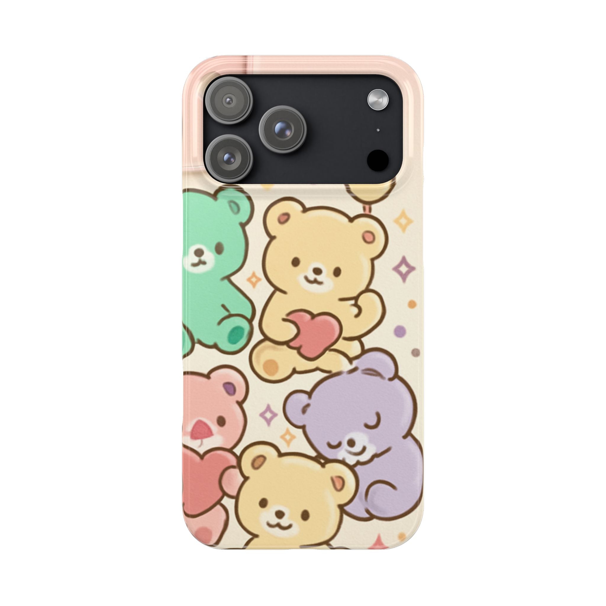 Cute Bear Slim Phone Case